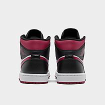 ジョーダン１ メンズ スニーカー Jordan AJ 1 Mid レトロ ミドルカット Black/Noble Red/White_3