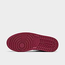 ジョーダン１ メンズ スニーカー Jordan AJ 1 Mid レトロ ミドルカット Black/Noble Red/White_5