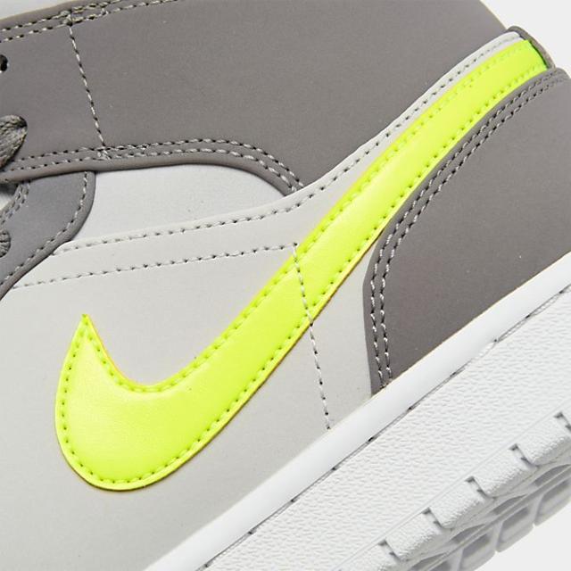 ジョーダン メンズ レトロ１ Jordan 1 Mid "Gunsmoke Volt" スニーカー Gunsmoke/Volt/Neutral Grey/White_2