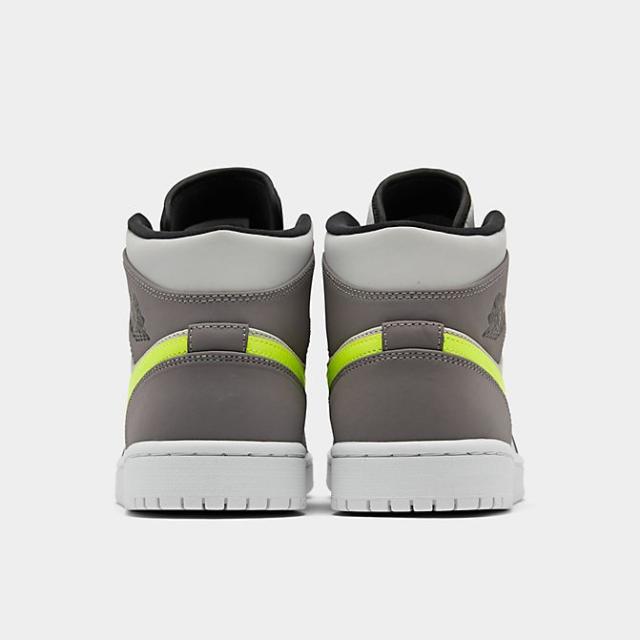 ジョーダン メンズ レトロ１ Jordan 1 Mid "Gunsmoke Volt" スニーカー Gunsmoke/Volt/Neutral Grey/White_3