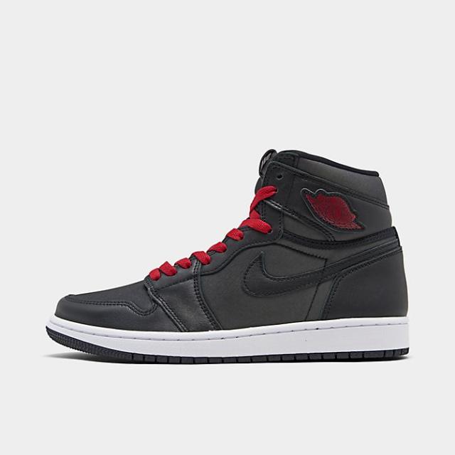 ジョーダン メンズ レトロ１ Jordan 1 Retro High OG バッシュ スニーカー Black/llic Silver/Gym Red