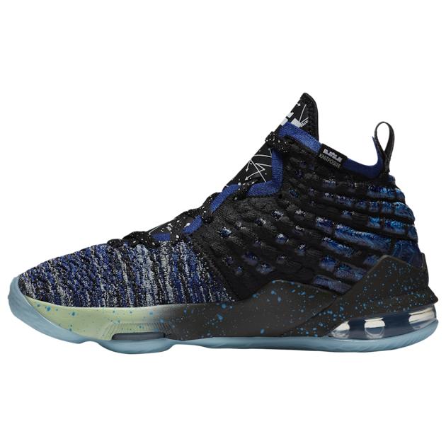 ナイキ キッズ/レディース レブロン１７ Nike LeBron 17 GS バッシュ ミニバス Deep Royal Blue/Vapor Green/Game Royal_1