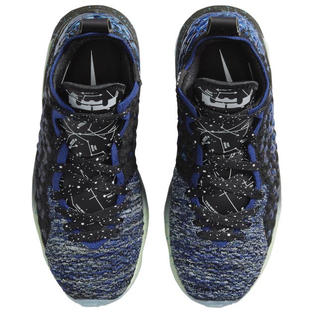 ナイキ キッズ/レディース レブロン１７ Nike LeBron 17 GS バッシュ ミニバス Deep Royal Blue/Vapor Green/Game Royal_3