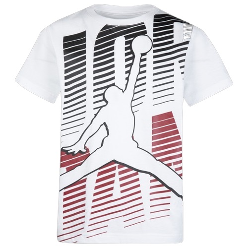 ジョーダン キッズ Tシャツ 半袖 Jordan Flight Fade T-Shirt - White/Red