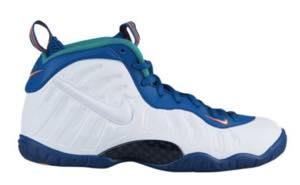 ナイキ ボーイズ/キッズ/レディース バッシュ Nike Little Posite Pro スニーカー Gym Blue/White/Cone/Neptune Green ポジットの通販は 51,700円