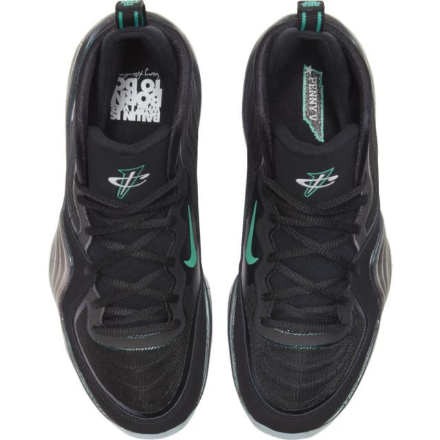 ナイキ メンズ エア ペニー Nike Air Penny V スニーカー Black/Atomic Teal/Purple/Teal_3