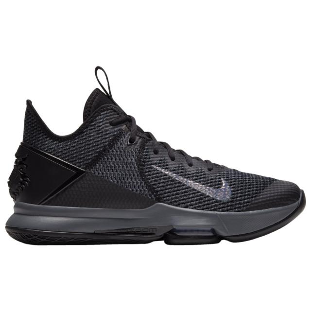 ナイキ メンズ レブロン ウィットネス４ Nike LeBron Witness 4 バッシュ Black/Iron Grey/Anthracite