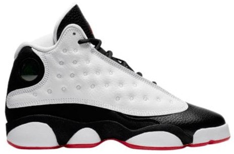 ジョーダン キッズ/レディース バッシュ Air Jordan Retro 13 スニーカー White/True Red/Black