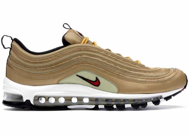 ナイキ メンズ エアマックス９７ Nike Air Max 97 Metallic Gold スニーカー METALLIC GOLD/VARSITY RED