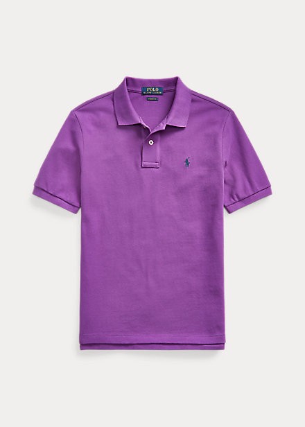 ラルフローレン 8-20 ボーイズ/キッズ Polo Ralph Lauren Cotton Mesh Polo Shirt ポロシャツ 半袖 Paloma Purple 男の子