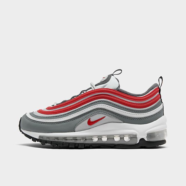 ナイキ キッズ/レディース エアマックス９７ Nike Air Max 97 スニーカー Smoke Grey/University Red/White