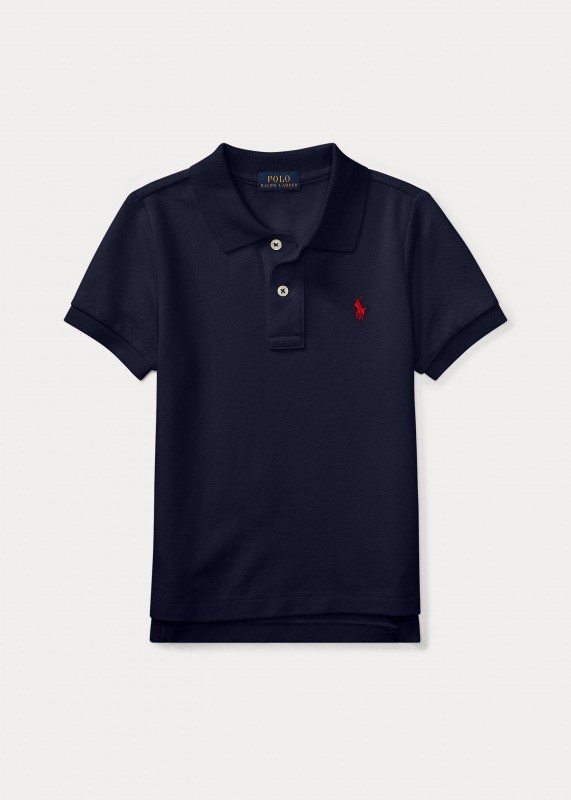 ラルフローレン 2T-7 ボーイズ/キッズ Polo Ralph Lauren Cotton Mesh Polo Shirt ポロシャツ 半袖 French Navy 男の子