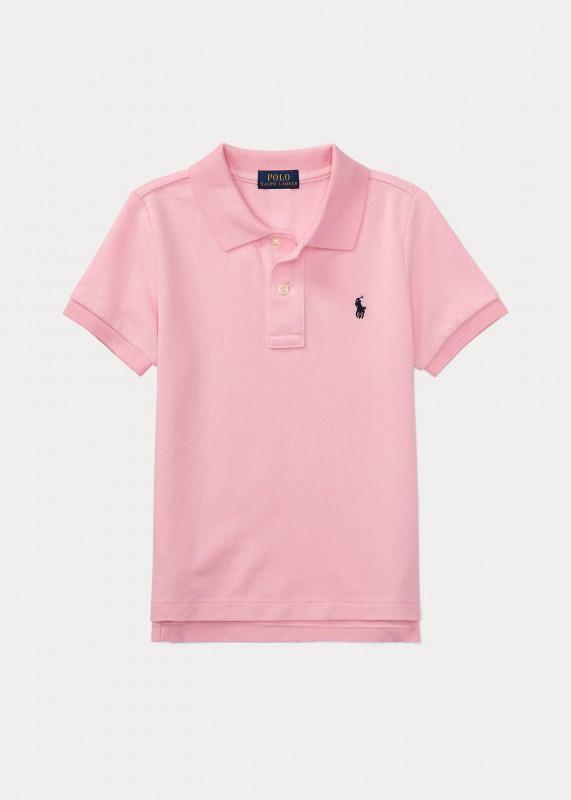 ラルフローレン 2T-7 ボーイズ/キッズ Polo Ralph Lauren Cotton Mesh Polo Shirt ポロシャツ 半袖 Pink 男の子