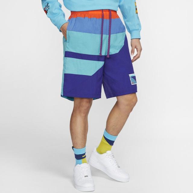 ナイキ メンズ ハーフパンツ Nike Flight Shorts ショートパンツ Regency Purple/Teal Nebula/Team Orange_3