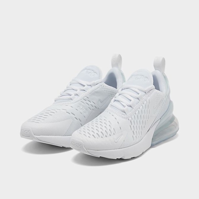 Air max 270 white white silver sale