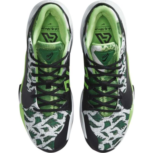 ナイキ メンズ バッシュ Nike Zoom Freak 2 - Green/White/Silver_3