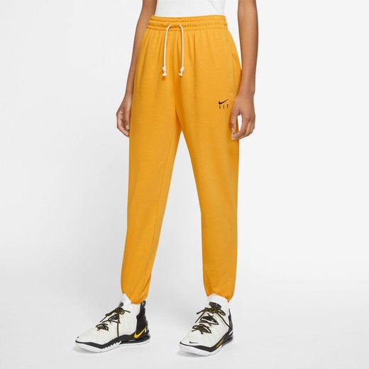 ナイキ レディース スウェットパンツ Nike Dri-FIT Standard Issue Pants - Yellow イエロー ドライフィット ウィメンズ