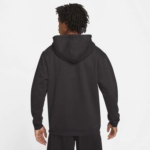ナイキ メンズ パーカー Nike LJ Dri-Fit Hoodie - Black/White_1
