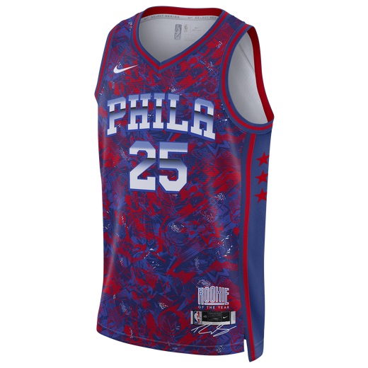 ナイキ メンズ ジャージー ユニフォーム Nike NBA Select Series Jersey - University Red/Hyper Royal_1