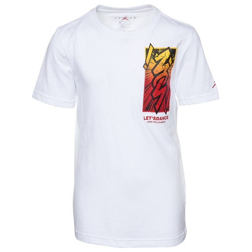 ジョーダン キッズ Tシャツ 半袖 Jordan Zion Lets Dance - White/White