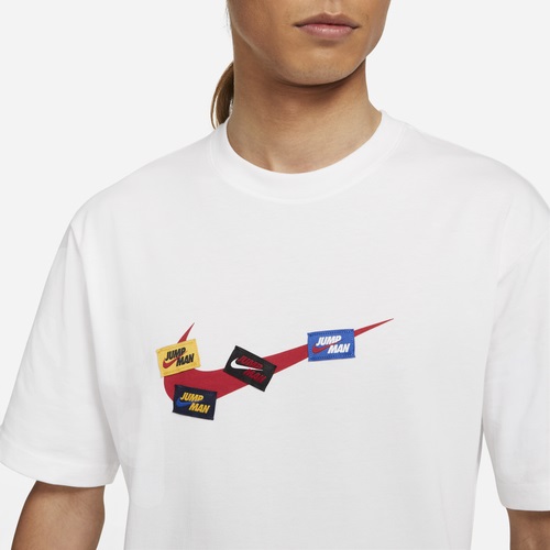 ジョーダン メンズ Tシャツ Jordan Jumpman 85 T-Shirt - White/Redの
