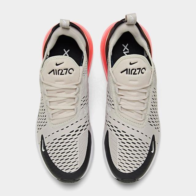 ナイキ メンズ Nike Air Max 270 スニーカー Black/Lite Bone/Hot Punch/White エアマックス２７０_4