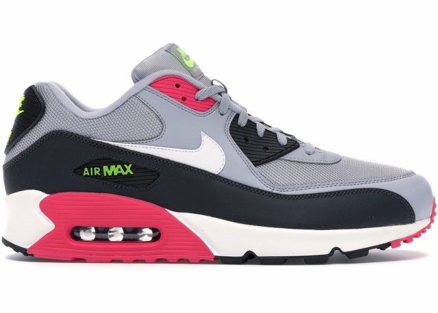 ナイキ メンズ Nike Air Max 90 スニーカー WOLF GREY/RUSH PINK-VOLT-WHITE エアマックス９０の通販は
