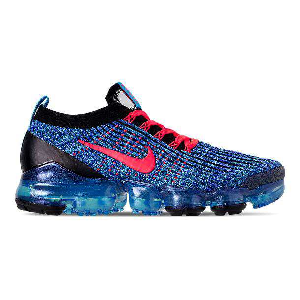 ナイキ メンズ ヴェイパーマックス３ Nike Air Vapormax Flyknit 3 ランニングシューズ Blue Fury/Flash Crimson/Racer Blue/Black