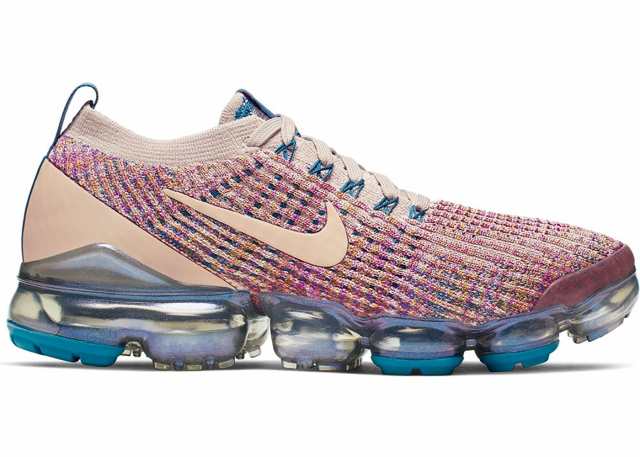 ナイキ レディース ヴェイパーマックス３ Nike Air Vapormax Flyknit 3 ランニングシューズ Desert Sand/Desert Sand/Vivid Purple