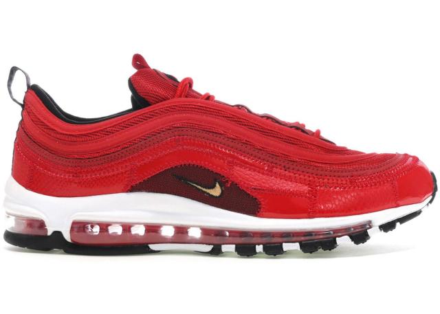 ナイキ メンズ エアマックス９７ Nike Air Max 97  Cristiano Ronaldo Portugal Patchwork スニーカー VARSITY RED/LLIC GOLD