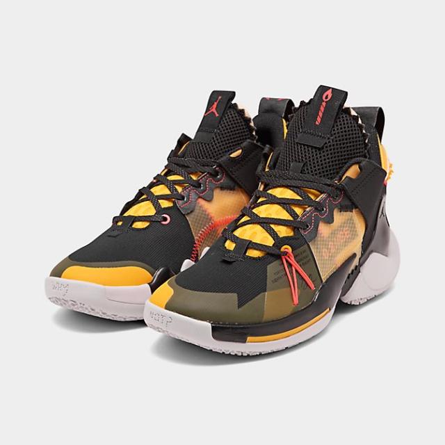 ジョーダン メンズ ホワイノット０.２ Jordan Why Not? Zer0.2 SE バッシュ Black/Flash Crimson/Amarillo/Vast Grey_1