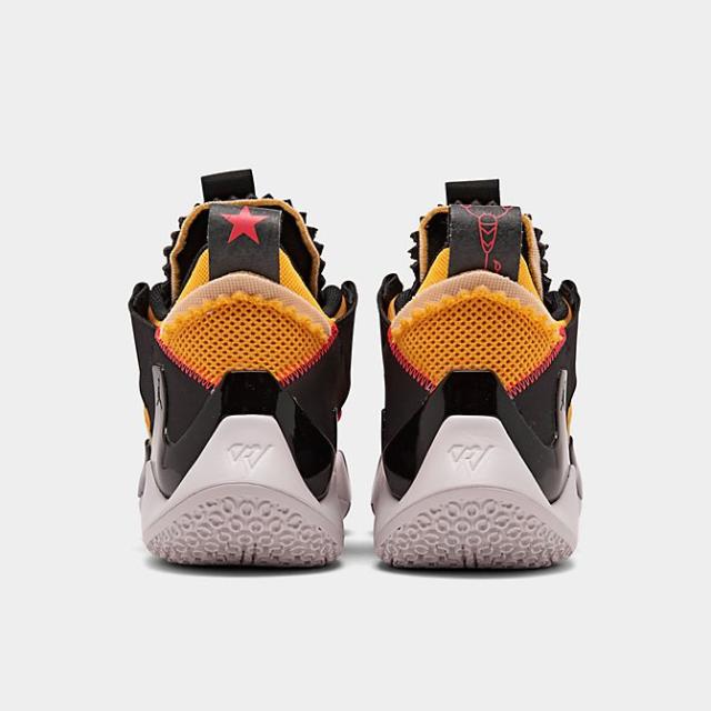 ジョーダン メンズ ホワイノット０.２ Jordan Why Not? Zer0.2 SE バッシュ Black/Flash Crimson/Amarillo/Vast Grey_3