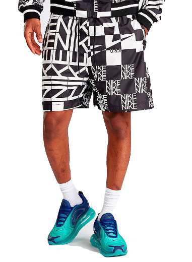 ナイキ メンズ ハーフパンツ Nike Sportswear Allover Print Shorts 半ズボン Sail