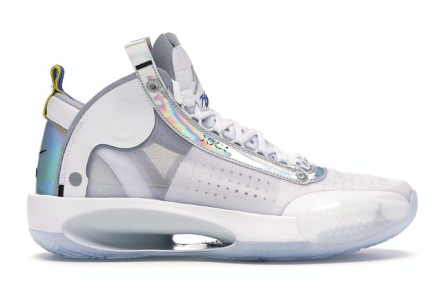 ジョーダン メンズ ３４ Jordan XXXIV バッシュ WHITE/LLIC SILVER-WHITE