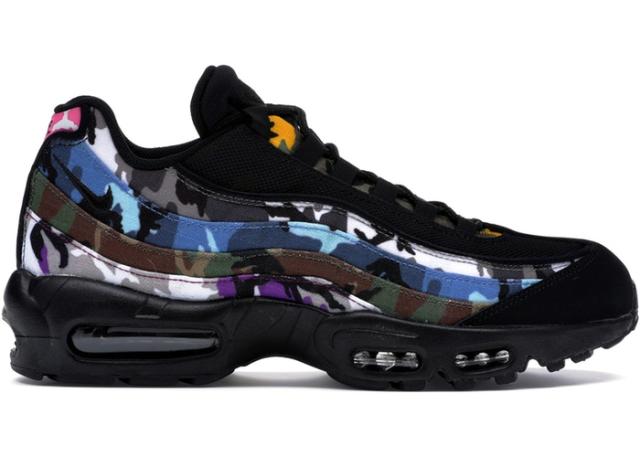 ナイキ メンズ エアマックス９5 Air Max 95 ERDL Party Black BLACK/MULTI-COLORの通販は