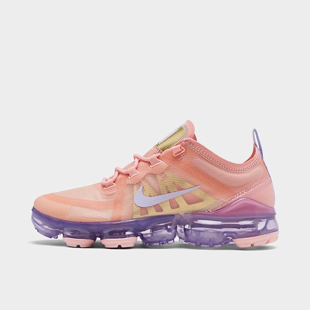 ナイキ レディース ヴェイパーマックス２０１９ Nike VaporMax 2019 ランニングシューズ Bleached Coral/Amethyst Tint/Metallic