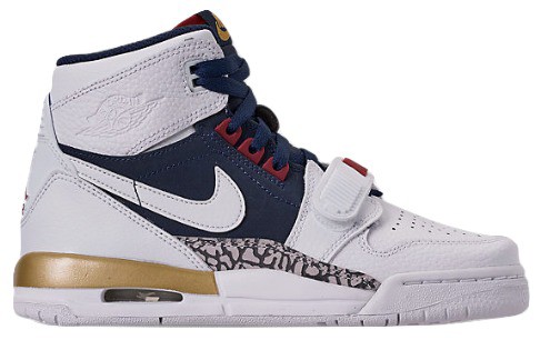 エアジョーダン キッズ/レディース レガシー Air Jordan Legacy 312 GS スニーカー White/Midnight Navy/Varsity Red