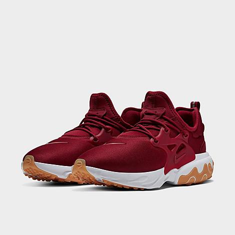 ナイキ メンズ ランニングシューズ Nike React Presto Running Shoes スニーカー Team Red/White/Gum Light Brown_1