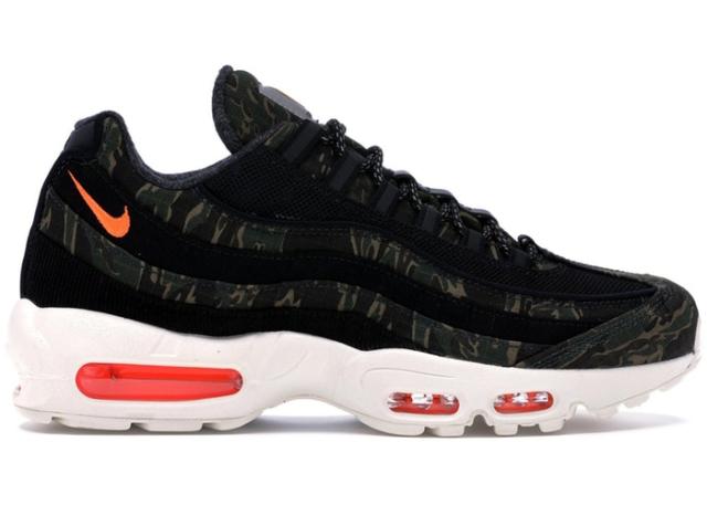 ナイキ メンズ エアマックス９5 Air Max 95 BLACK/TOTAL ORANGE-SAIL