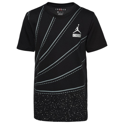 ジョーダン キッズ Tシャツ 半袖 Jordan AJ12 Crafted T-Shirt - Black/Black