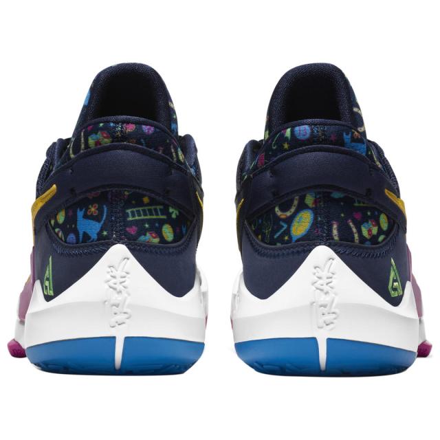ナイキ メンズ バッシュ Nike Zoom Freak 2 - Navy/Green/Pink_2