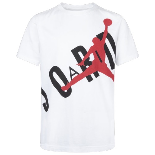 ジョーダン キッズ Tシャツ 半袖 Jordan Throwback T-Shirt - White/Black