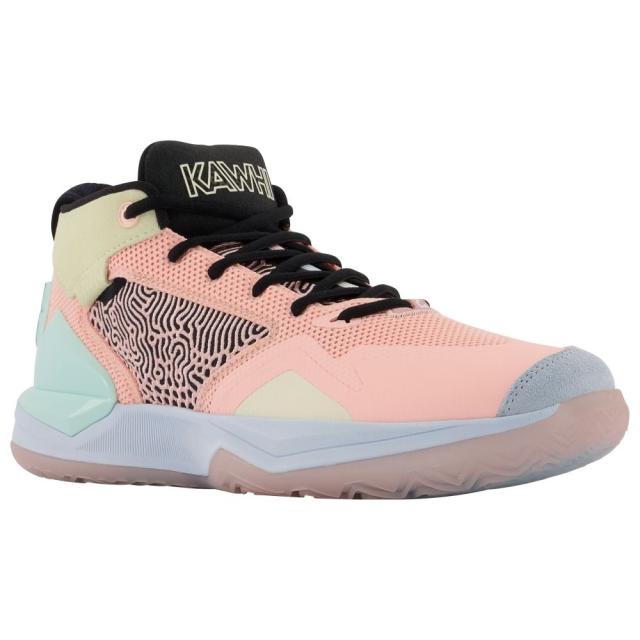 ニューバランス メンズ バッシュ New Balance Kawhi Signature - Pink/White/Multi_1