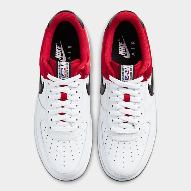 ナイキ メンズ エアフォースワン Nike Air Force 1 '07 LV8 スニーカー University Red/Black/White/White_4