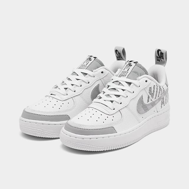 ナイキ キッズ/レディース エアフォース１ Nike Air Force 1 LV8 2 スニーカー White/Wolf Grey/Black_1