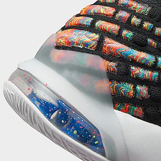 ナイキ キッズ/レディース レブロン１７ Nike LeBron 17 GS バッシュ ミニバス Black/Black/Multi Color_2