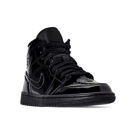 ジョーダン レディース スニーカー Air Jordan 1 Mid SE カジュアルシューズ Black/Black/Black