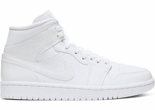 ジョーダン レディース レトロ１ Jordan Retro 1 Mid スニーカー White/White/White