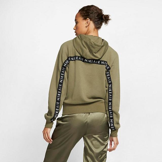 ナイキ レディース Nike Air Hoodie パーカー Medium Olive/Black_1