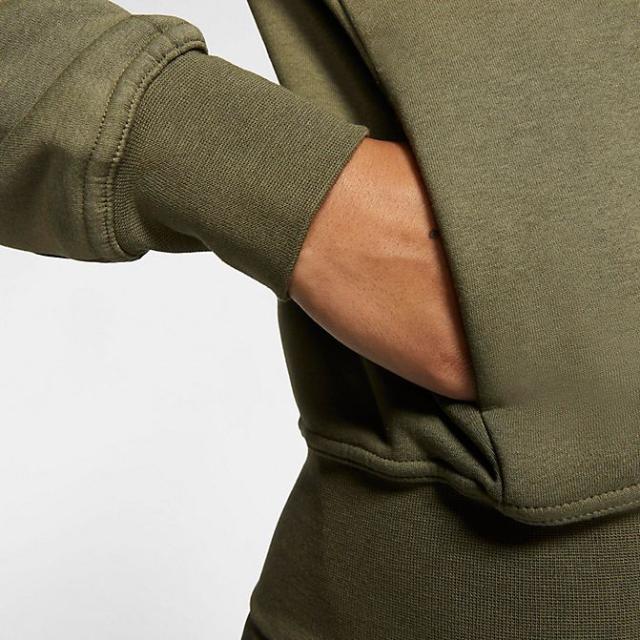 ナイキ レディース Nike Air Hoodie パーカー Medium Olive/Black_4